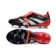 Skor Adidas Predator Elite Tongue FG Svart Vit Röd 
