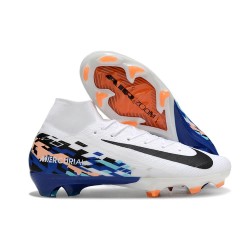 Fotbollsskor Nike Mercurial Superfly 10 Elite FG Vit Blå Svart