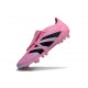 Skor Adidas Predator Elite Tongue FG Rosa Svart