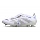 Skor Adidas Predator Elite Tongue FG Vit Silver Blå