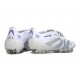 Skor Adidas Predator Elite Tongue FG Vit Silver Blå