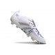 Skor Adidas Predator Elite Tongue FG Vit Silver Blå