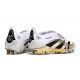 Skor Adidas Predator Elite Tongue FG Vit Svart Guld