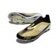 adidas F50 Elite Laceless FG Fotboll Skor Guld Svart Vit