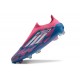 adidas F50 Elite Laceless FG Fotboll Skor Blå Vit Rosa