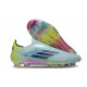 adidas F50 Elite Laceless FG Fotboll Skor Blå Gul