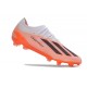 adidas X Crazyfast.1 Elite FG Vit Orange Svart