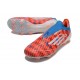 adidas F50 Elite Laceless FG Fotboll Skor Röd Blå Vit