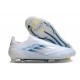 adidas F50 Elite Laceless FG Fotboll Skor Vit Blå