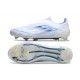 adidas F50 Elite Laceless FG Fotboll Skor Vit Blå