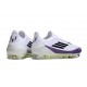 adidas F50 Elite Laceless FG Fotboll Skor X Messi Vit Svart Lila