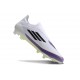 adidas F50 Elite Laceless FG Fotboll Skor X Messi Vit Svart Lila