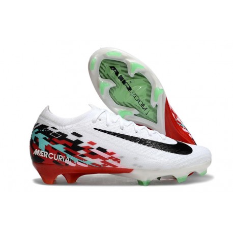 Nike Zoom Mercurial Vapor 16 Elite FG Vit Svart Röd 