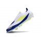 adidas F50 Elite Laceless FG Fotboll Skor Vit Blå Gul