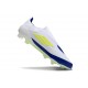 adidas F50 Elite Laceless FG Fotboll Skor Vit Blå Gul