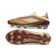 adidas F50 Elite Laceless FG Fotboll Skor Brun Vit Blå