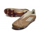 adidas F50 Elite Laceless FG Fotboll Skor Brun Vit Blå