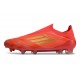 adidas F50 Elite Laceless FG Fotboll Skor Röd Guld