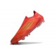 adidas F50 Elite Laceless FG Fotboll Skor Röd Guld