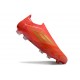 adidas F50 Elite Laceless FG Fotboll Skor Röd Guld