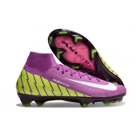 Fotbollsskor Nike Mercurial Superfly 10 Elite FG Lila Gul Vit