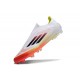 adidas F50 Elite Laceless FG Fotboll Skor Vit Röd Svart