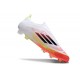 adidas F50 Elite Laceless FG Fotboll Skor Vit Röd Svart