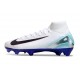 Fotbollsskor Nike Mercurial Superfly 10 Elite FG Vit Blå Svart