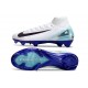 Fotbollsskor Nike Mercurial Superfly 10 Elite FG Vit Blå Svart