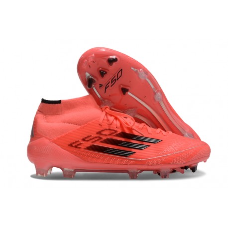 adidas F50 Elite Mid FG Röd Svart