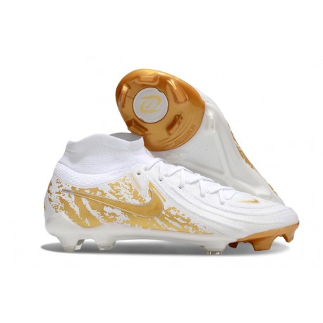 Nike Phantom Luna II Elite DF FG Vit Guld
