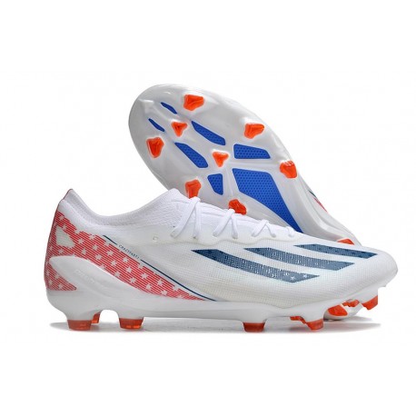 adidas X Crazyfast.1 Elite FG Vit Blå Röd