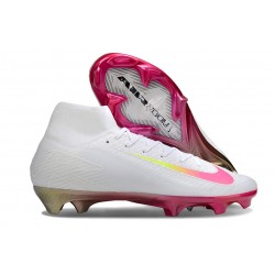 Nike Zoom Mercurial Superfly X Elite FG Vit Rosa