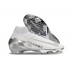 Nike Zoom Mercurial Superfly X Elite FG Vit Silver