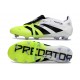 Skor Adidas Predator Elite Tongue FG Vit Svart Gul