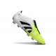 Skor Adidas Predator Elite Tongue FG Vit Svart Gul