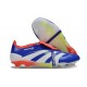 Skor Adidas Predator Elite Tongue FG Blå Vit Röd 