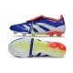 Skor Adidas Predator Elite Tongue FG Blå Vit Röd 