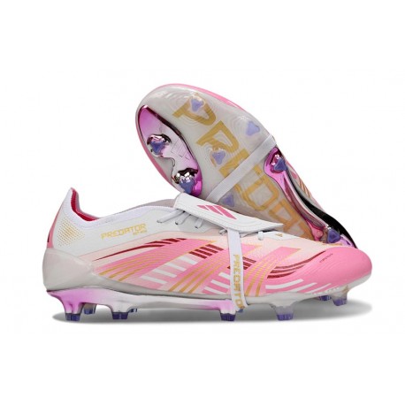 Adidas Predator Elite FT 25 FG Vit Rosa Guld