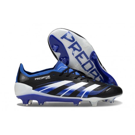 adidas Predator 25 Elite FG Svart Blå Vit