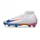 Skor Nike Mercurial Superfly 10 Elite FG Vit Blå Röd
