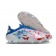 adidas F50 Elite Laceless FG Fotboll Skor Vit Rosa Blå