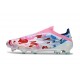 adidas F50 Elite Laceless FG Fotboll Skor Vit Rosa Blå