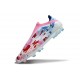 adidas F50 Elite Laceless FG Fotboll Skor Vit Rosa Blå