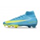 Skor Nike Mercurial Superfly 10 Elite FG Blå Gul