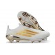 Fotbollsskor för Herrar adidas F50+ Elite Snörlösa FG Vit Gold