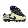 Nike Tiempo Legend X Elite Fotbollssko för gräs Beige Svart