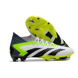 adidas Fotbollsskor Predator Accuracy.1 FG Crazyrush - Vit Svart Lucid Lemon