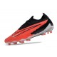 Fotbollsskor Nike Phantom GX Elite FG Ready - Röd Svart Vit