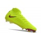 Fotbollsskor Nike Phantom Luna Elite FG Gul Röd 
